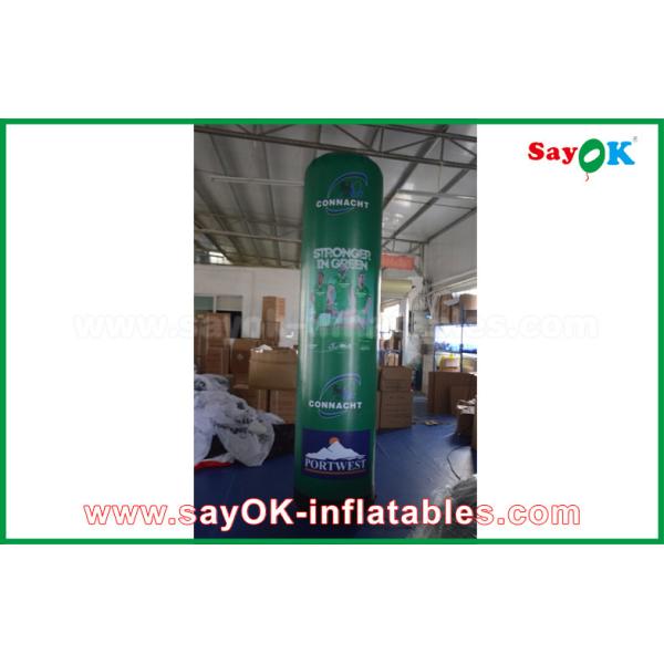 Buy cheap Customized Inflatable LED Pillar With Full Printing , Inflatable Advertising Tube from wholesalers