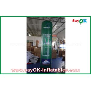 Buy cheap Customized Inflatable LED Pillar With Full Printing , Inflatable Advertising Tube from wholesalers