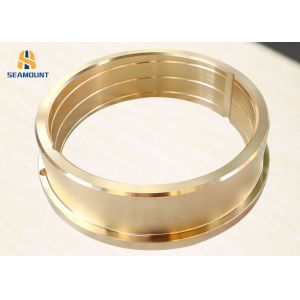Buy cheap Customized CNC Machining Bronze Copper Bearing With Flanged Style from wholesalers