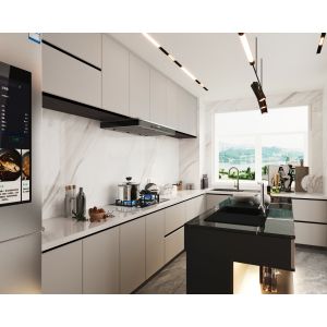 Buy cheap Modular Kitchen Cabinets with Backsplash & Drawer Accessories from wholesalers