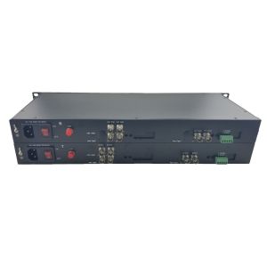 Buy cheap Rack Full HD single mode 6channel HD SDI transmitter video to fiber converter with data from wholesalers