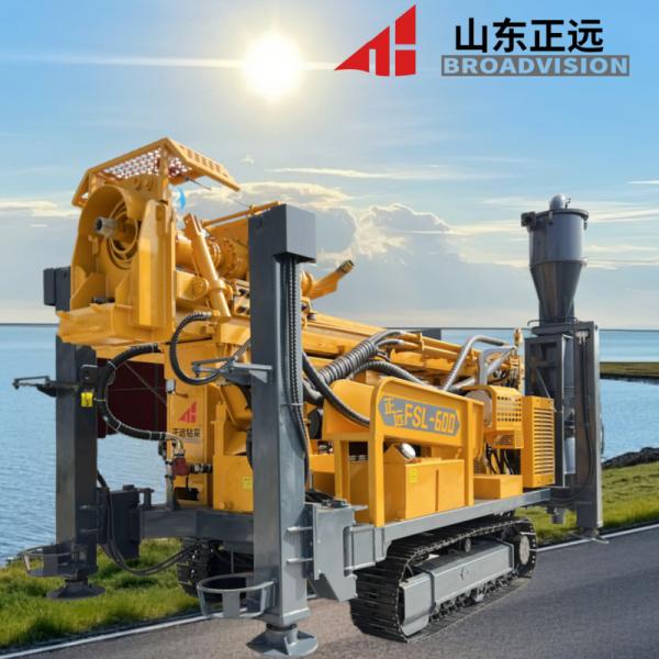 Buy cheap 37t Lifting Force Crawler Water Well Drilling Rig with Fast Lifting Speed 30m/min and Air Consumption 16-55m3/min from wholesalers