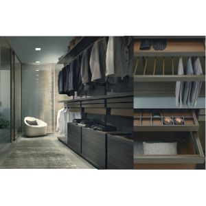 Buy cheap Scratchproof PVC Wardrobes Odourless Grey Bedroom Furniture Wardrobe E1 from wholesalers