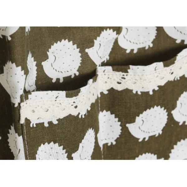 Puting Kitchen wear cooksmart wipe clean Apron pocket diablement fort cotton White bear tree customized