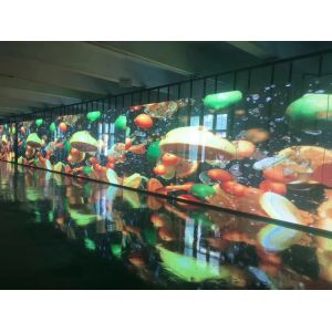 Waterproof Transparent Led Display Panel Glass Advertising Billboard Iron / Al