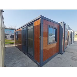 Buy cheap Customizable Expandable Prefab Homes with 18.5 Square Meter Size and 2 KN/m2 Loading Capacity in Steel Construction from wholesalers