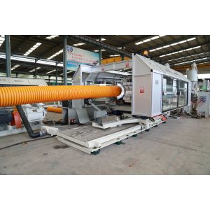 Buy cheap Horizontal Corrugated Pipe Production Line HDPE PP PVC Corrugated Pipe Machine from wholesalers
