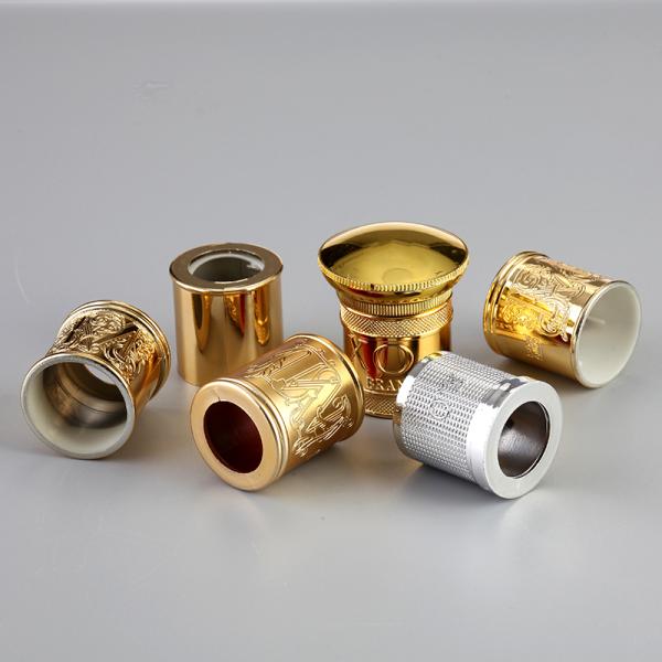 Whiskey Bottle Cap for Vodka Liquor Wine Brandy Fancy Aluminium T Cork Glass Stopper