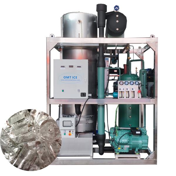 Quality Industrial 10 Ton Tube Ice Machine with and Refcomp Compressor for sale