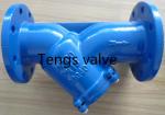Buy cheap Ductile Iron and Cast Iron Y Strainer, Din Flanged Epoxy Coating Blue Color Y Type Strainer from wholesalers