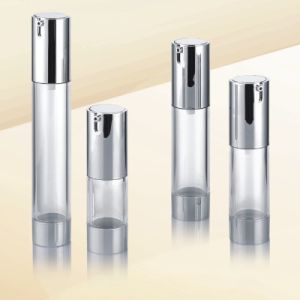 Buy cheap Clear Plastic As Recycled Lotion Airless Cosmetic Bottles 30ml 50ml With Pump Travel Size from wholesalers