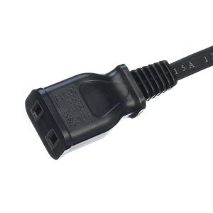 Buy cheap Home Appliance Extension Cord PSE Certified AC Power Cord Japanese Jet Socket Female End Type Standard 2 Flat Poles Plug from wholesalers