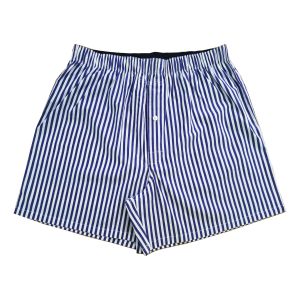 Men's 100%Cotton Poplin Short Functional Placket Jacquard Elastic Button