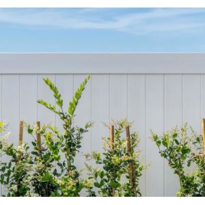 Buy cheap White PVC Privacy Fence Panel 6Hx8W Easy Installation from wholesalers