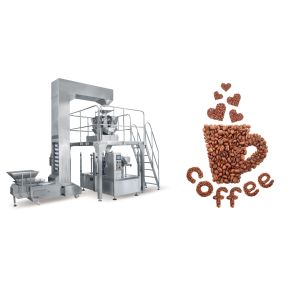 Automatic Coffee Bean Packing Machine Multifunctional Granular Stand Up Pouches