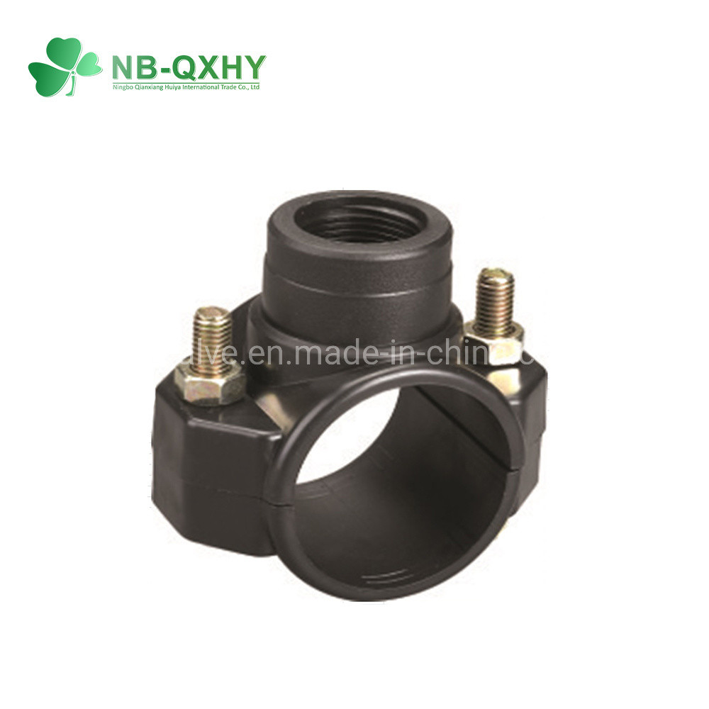 Buy cheap Equal Round Head Code Plastic PP Compression Fittings Clamp Saddle for Irrigation from wholesalers