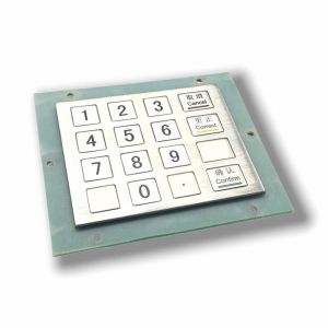 Buy cheap IP65 / IK07 Mini Stainless Steel KeyPad waterproof dustproof anti-vandalism 16 Keys Metal Industrial Numeric Keypad USB 232 485 Rear Panel Mounted -40℃ from wholesalers