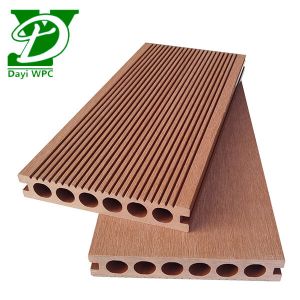Buy cheap Moisture Resistance Hollow Composite Decking Panel Install Easily from wholesalers