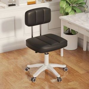 Buy cheap Adjustable Lifting Function Fabric Makeup Stool with Backrest and Revolving Design from wholesalers