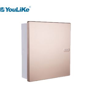 Buy cheap Flush Mount Domestic MCB Electrical Distribution Boards With Golden Cover from wholesalers