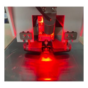 Semi-auto CCD Hole Punching Machine For Anodized Aluminum Tag Name Plate