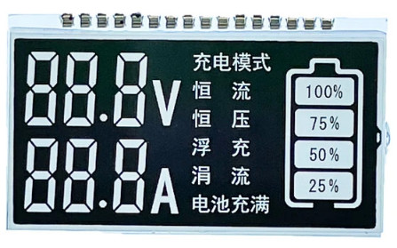 Buy cheap Customized Voltmeter LCD Display 6 O′Clock Segment LCD Display from wholesalers