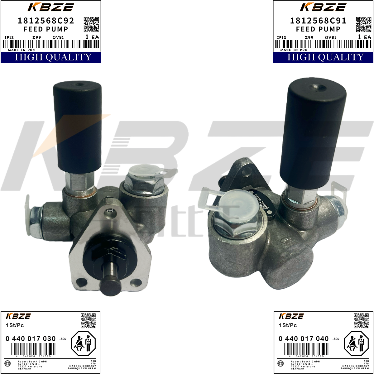 KBZE 0440017030 0440017040 NAVISTAR DT466E DT530E ENGINE 1812568C91 1812568C92