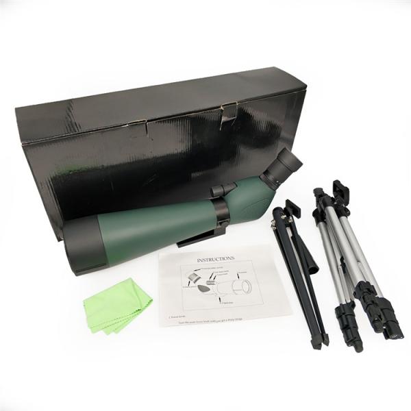 Quality Black HD Astronomical Telescope 20-60x80 Spotting Scope for sale