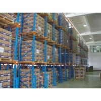 Buy cheap High Space Saving Heavy Duty Pallet Rack , Blue / Orange Drive In Pallet Racking product