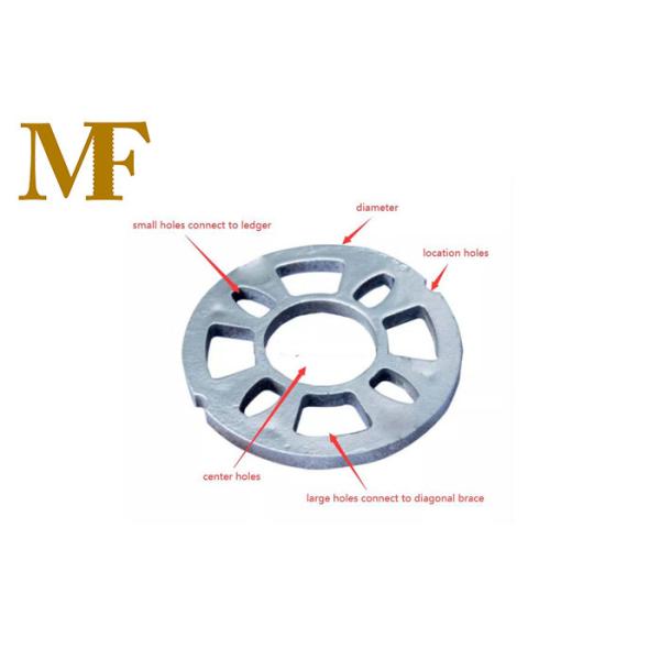Quality Ring Lock Scaffolding Andamios Layher Rosette 7mm Thickness Q345 for sale
