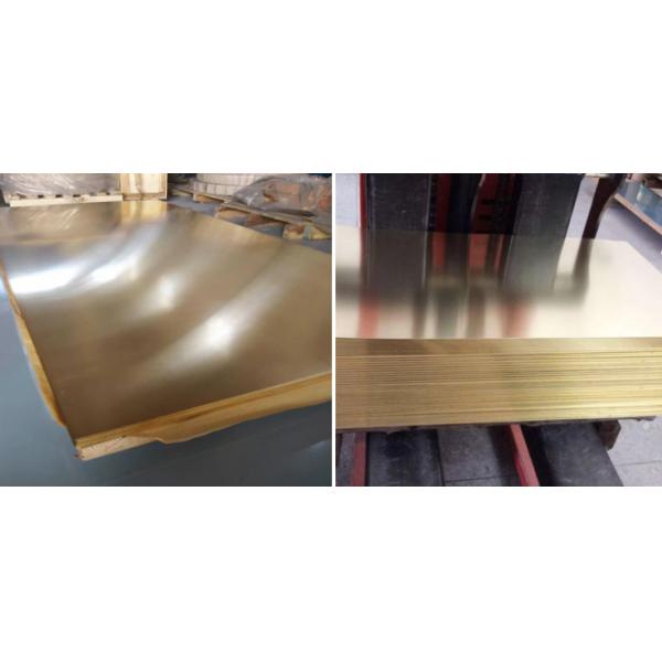 H62 ASTM C26000 3mm Brass Sheet For Electrical Conductors Decorative Materials