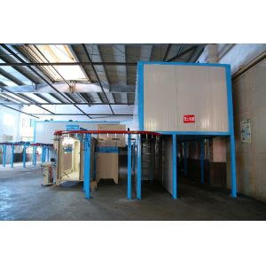 Adjustable Speed Automatic Powder Coating Machine High Productivity