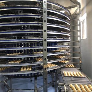 Food Equipment Twin Spiral Cooling Cooler Rotate Tower for Bread Bakery System