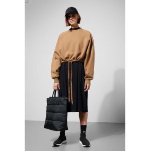 Buy cheap Simple Design Inner Blanket Cropped Drawstring Sweatshirt from wholesalers