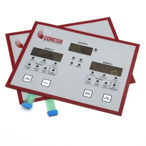 Precision Gas Controls Membrane Switch with Silver Printed ESD Shield and Female