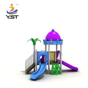 Buy cheap 250cm Kids Playground Slide LLDPE PVC Backyard Swing Sets from wholesalers