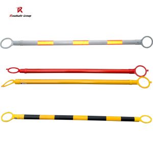 Buy cheap 2.2meters Traffic Cone Tail Pole Connector PVC Collapsible Retractable Traffic Cone Bar White Reflector Delineator Post from wholesalers