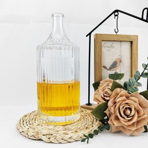 Buy cheap High White Glass Material Custom Color Clear 750ML Whisky Whiskey Glass Decanter Bottle from wholesalers