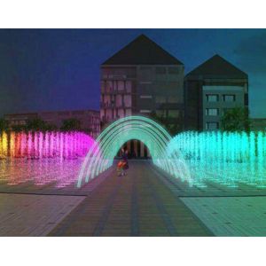 Buy cheap Clear Beautiful Glazy Water Column Jumping Jet Fountain from wholesalers