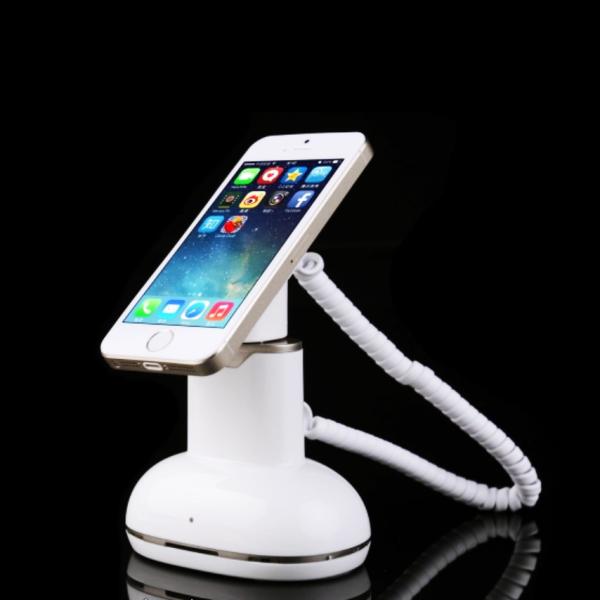 COMER alarm function and charging for Security mobile phone counter holder in
