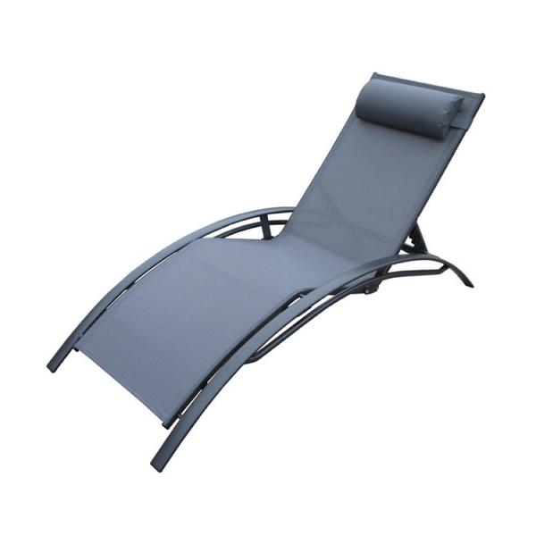 Quality 71cm Breadth 194cm Depth Outdoor Patio Chaise Lounges Folding for sale