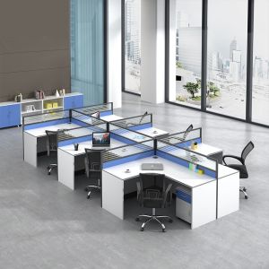 Buy cheap Simple Office Workstation Combination of Desk Chair and Partition for Productivity from wholesalers