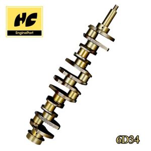 Buy cheap Auto Spare 6D34T Diesel Engine Crankshaft Professional Oem Engine Parts from wholesalers