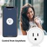 Buy cheap Smart Socket US Wifi Plug with Surge Protector, Voice Control Smart outlet Work with Alexa Google Home Tuya APP from wholesalers