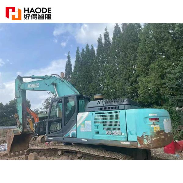 Buy cheap Used Excavators Crawler Excavator Digger Kobelco SK350 35Ton 33Ton 40Ton Secondhand Digger Original Paint Kobelco from wholesalers