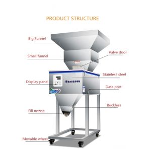 Buy cheap 2025 Hot Sale Powder Granule Filling Machine Grain Bean Tea Bag Weighing Filling Machine With Sensor for Bag Barrel from wholesalers