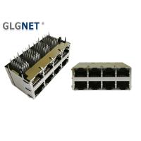 Buy cheap NIC 8P8C Jack RJ45 Modular Jack With LED EMI Tab Spring Green Yellow product