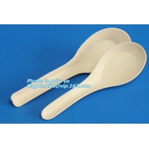 Buy cheap 5.5 inch BPA FREE Spork Biodegradable Plastic PLA Fork Spoon Combination Corn Starch Compostable Disposable bagplastics from wholesalers