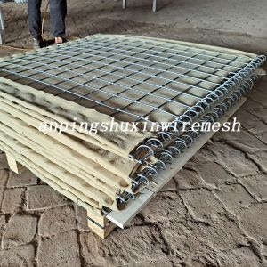 Buy cheap Green Galvanized Hesco Bastion Military Sand Wall from wholesalers