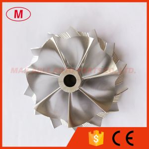 Buy cheap K26 5326-123-2209 54.64/71.00mm 7+7 blades performance aluminum 2618/billet compressor wheel for 5326-970-7700 from wholesalers